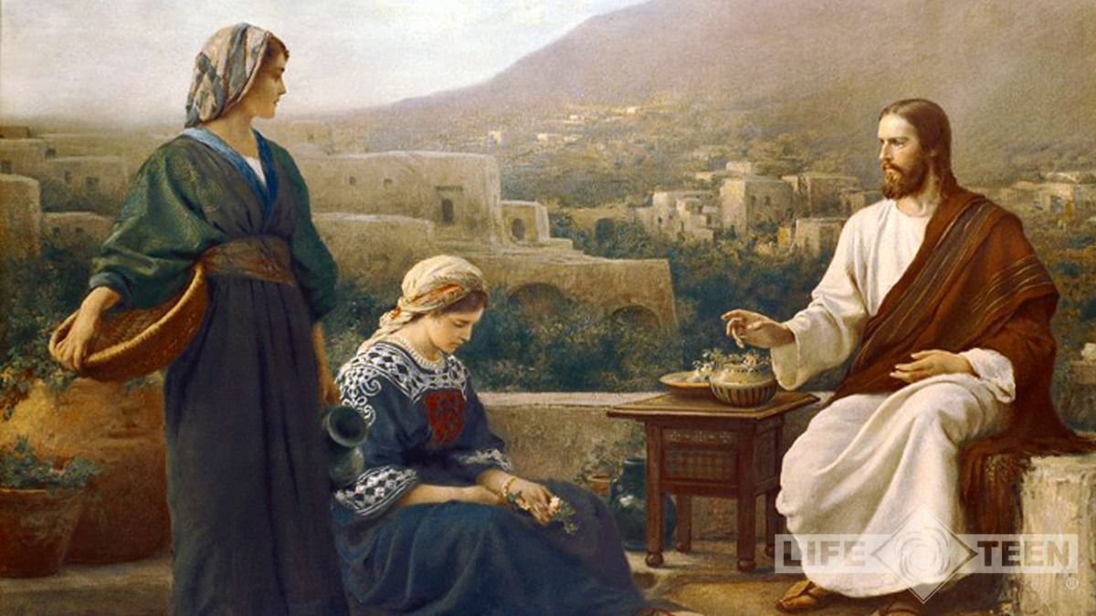 At the Home of Martha and Mary